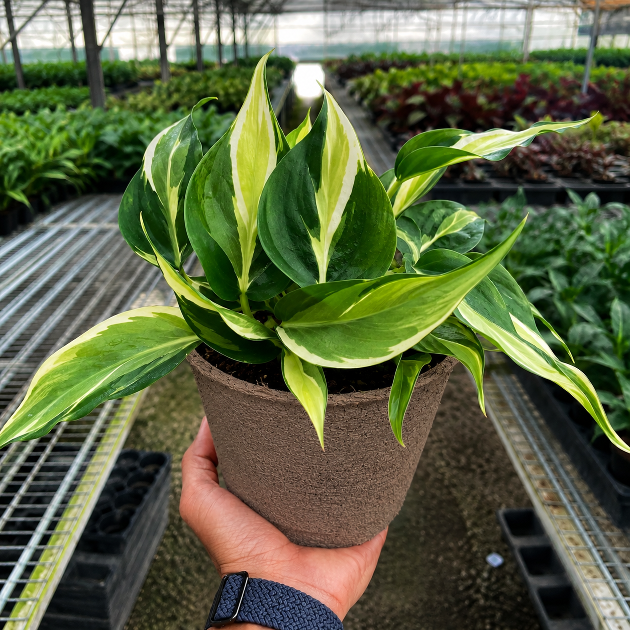 Philodendron 'Silver Stripe'